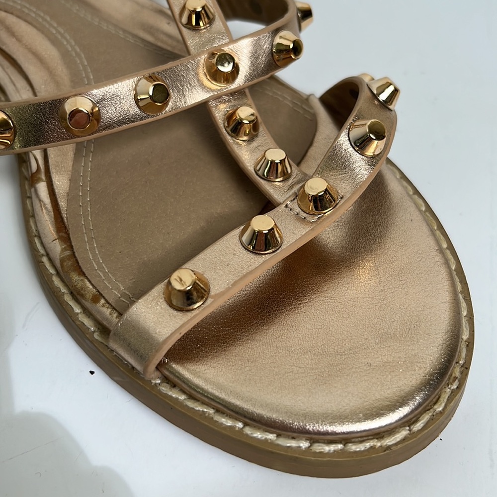 MISGUIDED studded gladiator sandal, rose gold - Picture 2 of 4